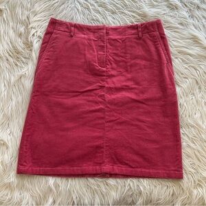 Vintage Brooks Brothers 346 Pink Corduroy Pencil Skirt Preppy Women’s Size 6